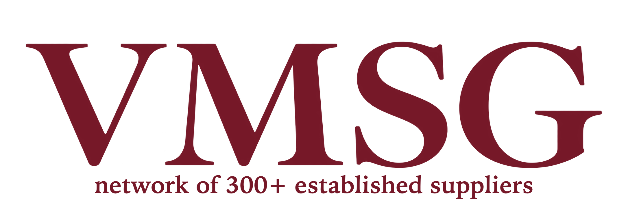 VMSG — network of 300 plus established suppliers
